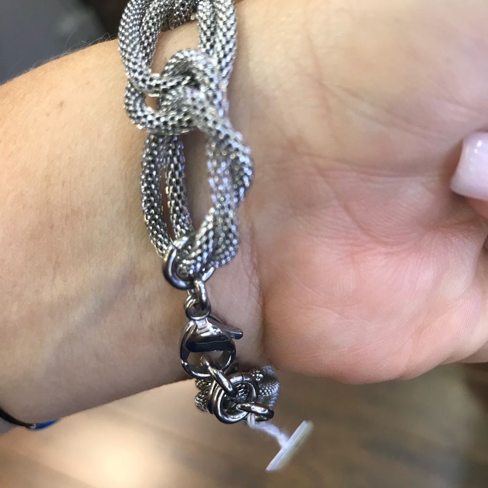Stainless steel mesh bracelet. - Picture 4 of 4